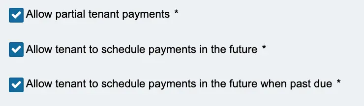 Collect Rent Online - You can restrict partial payments that tenants can pay